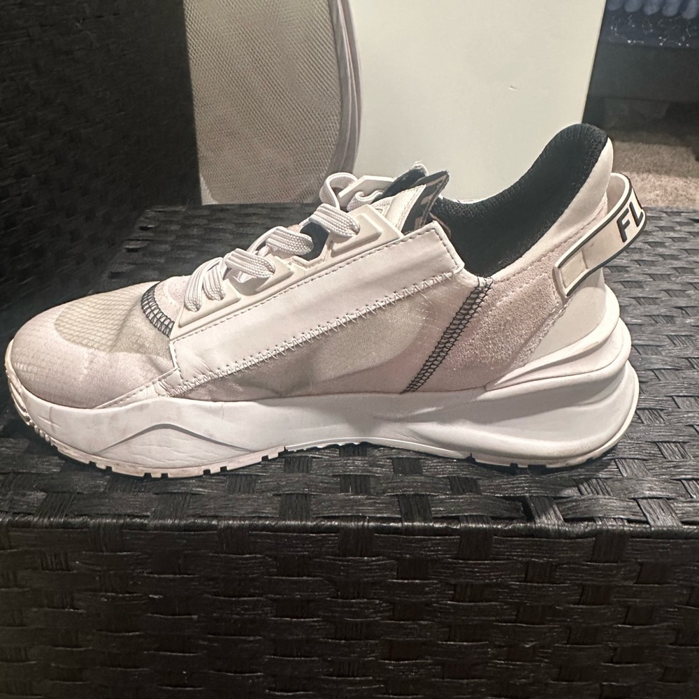 Fendi Flow White and Black Athletic Shoes - Picture 9 of 13